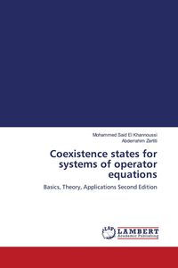 Produktbild: Coexistence states for systems of operator equations