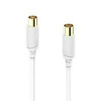 Produktbild: Hama Antennen, SAT Anschlusskabel [1x Koaxial-Stecker - 1x Koaxial-Buchse] 3m 120 dB Wei&szlig;