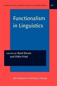 Produktbild: Functionalism in Linguistics