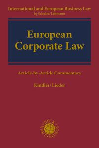 Produktbild: European Corporate Law