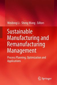 Produktbild: Sustainable Manufacturing and Remanufacturing Management