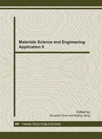 Produktbild: Materials Science and Engineering Application II