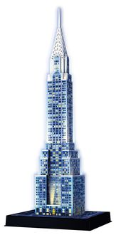 3D Puzzle Ravensburger Chrysler Building bei Nacht 216 Teile