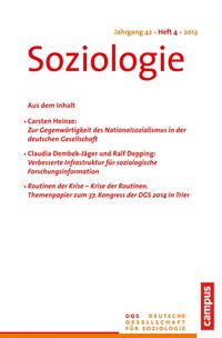 Produktbild: Soziologie 4.2013