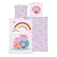Produktbild: Klaus Hering 4686426050 - Peppa Pig Flanell-Bettw&auml;sche, Peppa Pig, 80x80+135x200 cm