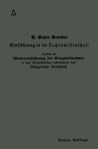 Produktbild: Einf&uuml;hrung in die Rechtswissenschaft