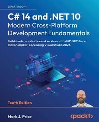Produktbild: C# 14 and .NET 10 - Modern Cross-Platform Development Fundamentals - Tenth Edition