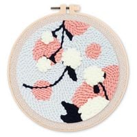 Produktbild Punch Needle Figured'Art 20x20 cm Mistelzweig, DIY Stickerei mit Nadel und Wolle