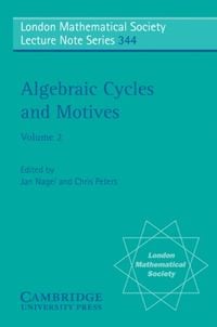 Produktbild: Algebraic Cycles and Motives: Volume 2