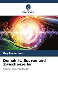Produktbild: Demokrit. Spuren und Zwischenzeilen