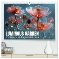 Produktbild: Luminous Garden. Wo Biologie und KI verschmelzen (hochwertiger Premium Wandkalender 2027 DIN A2 quer), Kunstdruck in Hochglanz