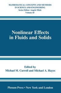 Produktbild: Nonlinear Effects in Fluids and Solids