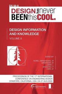 Produktbild: Proceedings of ICED'09, Volume 8, Design Information and Knowledge