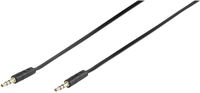 Bild vom Artikel Vivanco 46/10 05FG Audio Anschlusskabel [1x Klinkenstecker 3.5 mm - 1x Klinkenstecker 3.5 mm] 0.50 m Schwarz vom Autor 