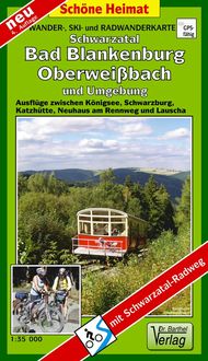 Produktbild: Wander-, Ski- und Radwanderkarte Schwarzatal, Bad Blankenburg, Oberwei&szlig;bach und Umgebung