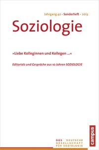 Produktbild: Soziologie Jg. 42 (2013) Sonderheft