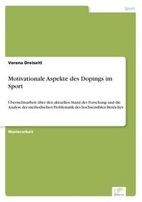 Produktbild: Motivationale Aspekte des Dopings im Sport