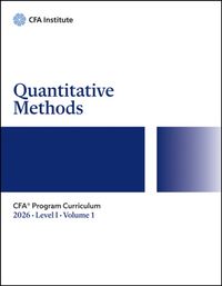 Produktbild: 2026 CFA Program Curriculum Level I, Volume 1: Quantitative Methods