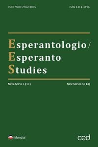 Produktbild: Esperantologio / Esperanto Studies. Nova Serio / New Series 5 (13)