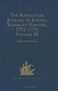 Produktbild: Resolution Journal of Johann Reinhold Forster, 1772-1775