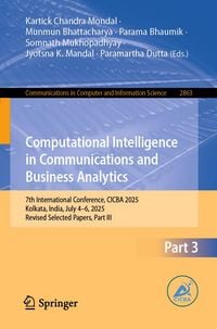 Produktbild: Computational Intelligence in Communications and Business Analytics