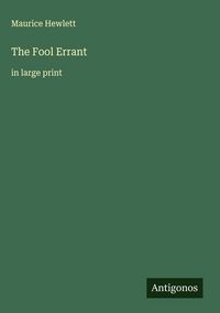 Produktbild: The Fool Errant