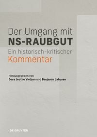 Produktbild: Der Umgang mit NS-Raubgut