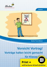 Produktbild: Vorsicht Vortrag! Vortr&auml;ge halten