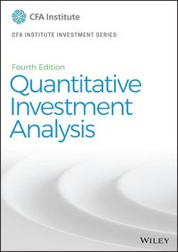 Produktbild: Quantitative Investment Analysis