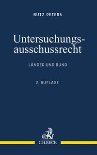 Produktbild: Untersuchungsausschussrecht