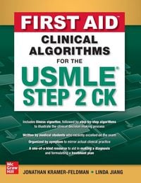 Produktbild: First Aid Clinical Algorithms for the USMLE Step 2 CK