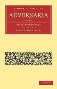 Produktbild: Adversaria - Volume 1