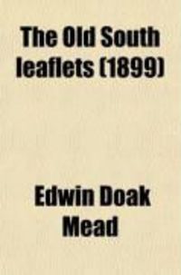 Produktbild: The Old South Leaflets; Annual Series