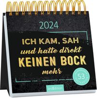 Bild vom Artikel Postkartenkalender Ich kam, sah und hatte direkt keinen Bock mehr 2024 vom Autor 