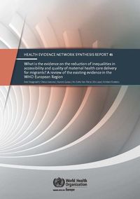 Bild vom Artikel What Is the Evidence on the Reduction of Inequalities in Accessibility and Quality of Maternal Health Care Delivery for Migrants?: A Review of the Exi vom Autor Centers of Disease Control