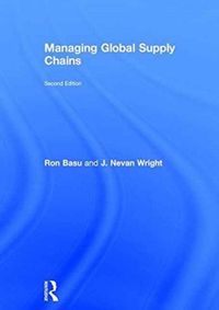 Produktbild: Basu, R: Managing Global Supply Chains