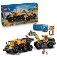 Produktbild: LEGO City 60494 Kipplaster und Schaufellader, Bau- und Spielset mit 2 Baufahrzeugen