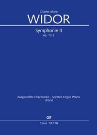 Produktbild: Symphonie No. II pour Orgue, Partitur