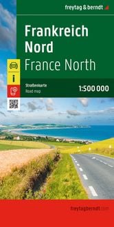 Produktbild: freytag & berndt Stra&szlig;enkarte Frankreich Nord 1:500.000