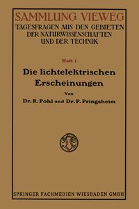 Produktbild: Die Lichtelektrischen Erscheinungen