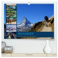 Produktbild: WANDERN &uuml;ber Stock und Stein in der Schweiz (hochwertiger Premium Wandkalender 2026 DIN A2 quer), Kunstdruck in Hochglanz