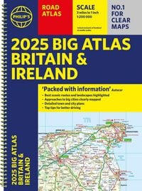 Produktbild: 2025 Philip's Big Road Atlas of Britain & Ireland