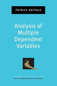 Produktbild: Analysis of Multiple Dependent Variables