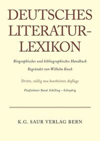 Produktbild: Deutsches Literatur-Lexikon / Schilling - Schnydrig
