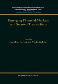 Produktbild: Emerging Financial Markets and Secured Transactions