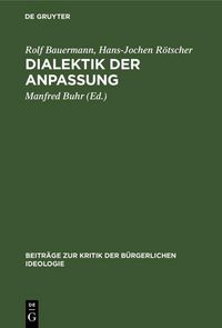 Produktbild: Dialektik der Anpassung