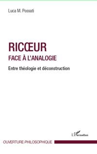Produktbild: Ricoeur face &agrave; l'analogie