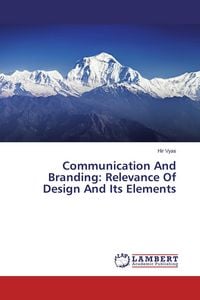 Produktbild: Communication And Branding: Relevance Of Design And Its Elements