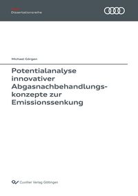 Produktbild: Potentialanalyse innovativer Abgasnachbehandlungskonzepte zur Emissionssenkung