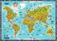 Produktbild: MARCO POLO Panorama Kinderweltkarte